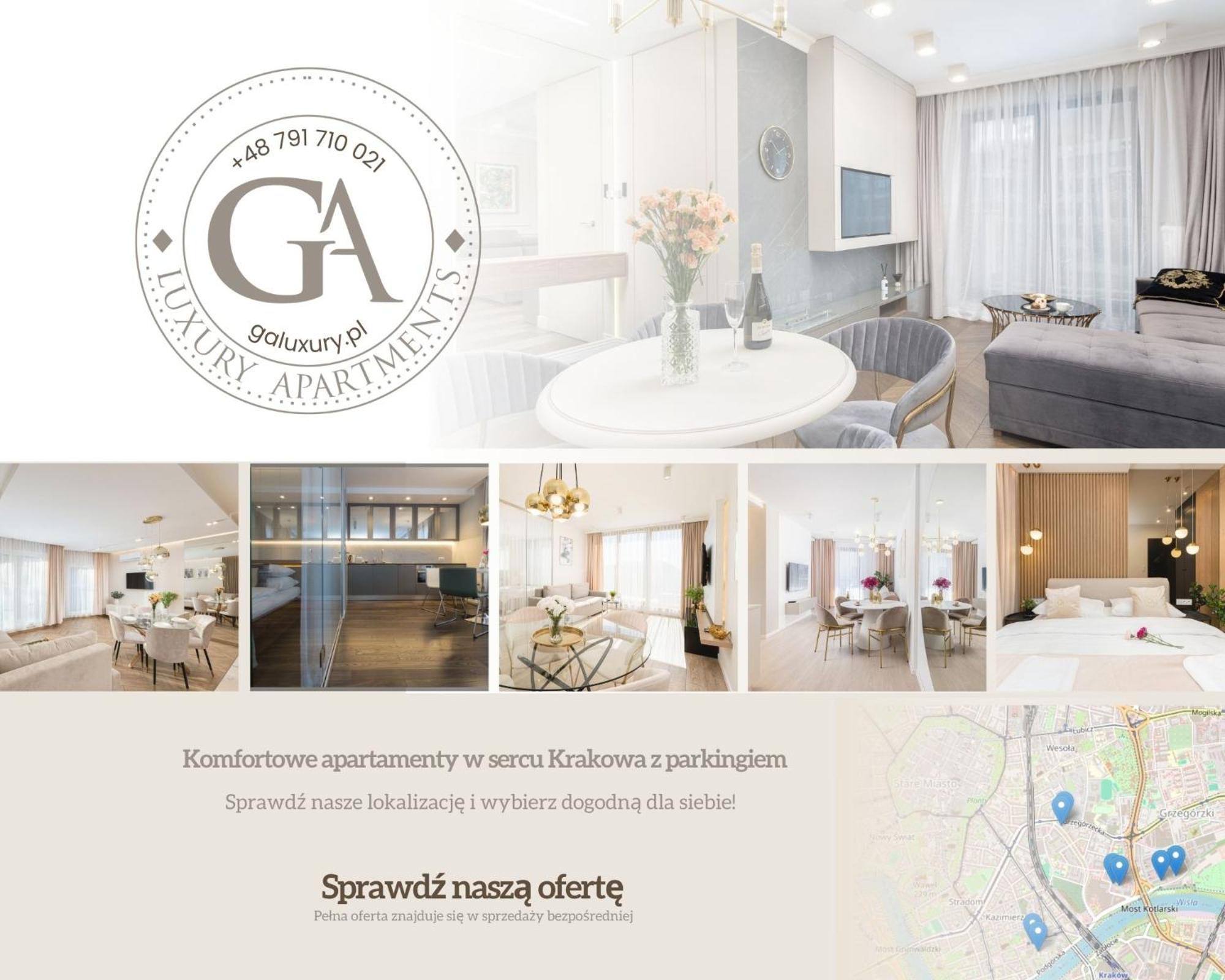 GA Luxury Apartments Grzegórzecka 20 Kraków Zewnętrze zdjęcie
