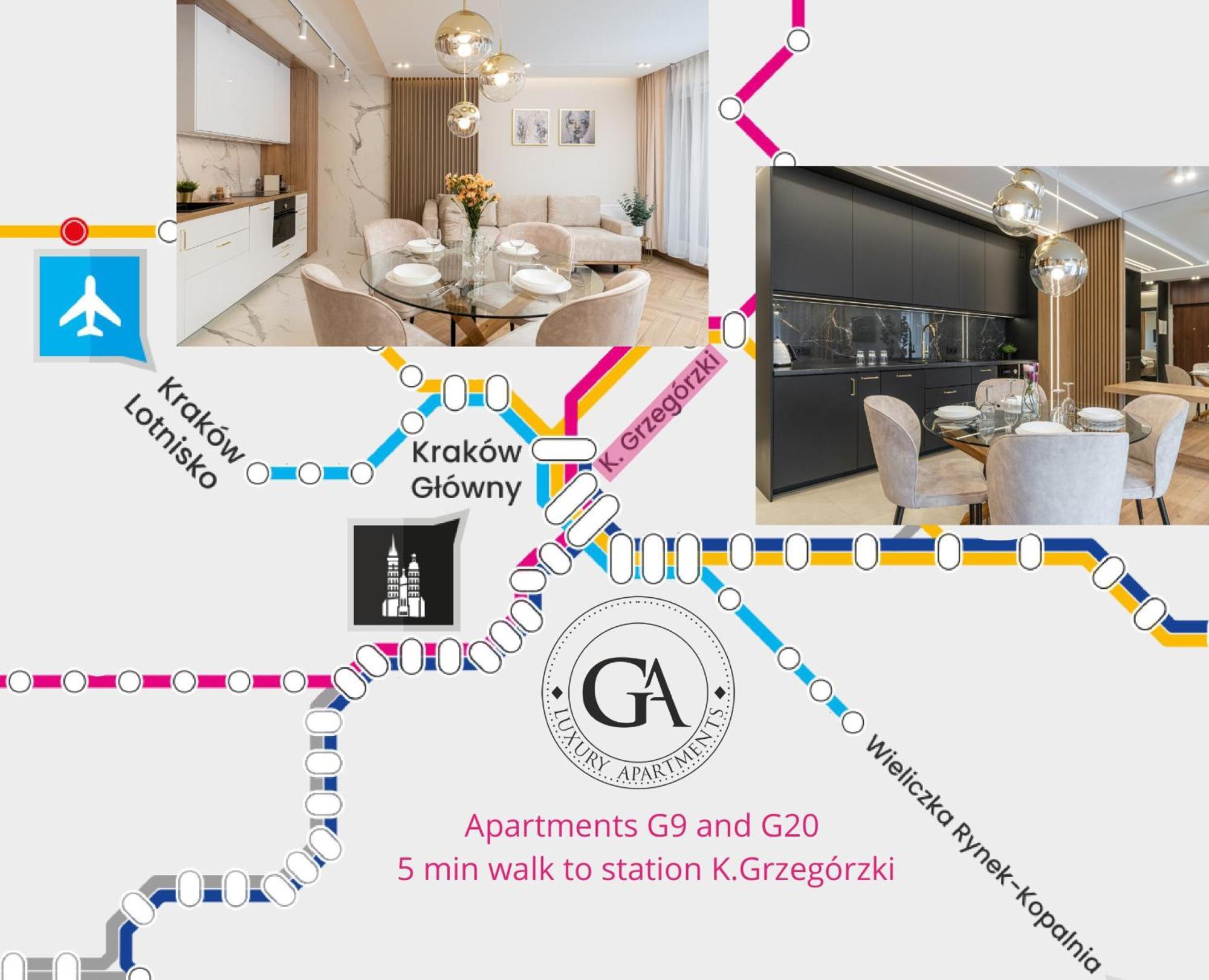GA Luxury Apartments Grzegórzecka 20 Kraków Zewnętrze zdjęcie